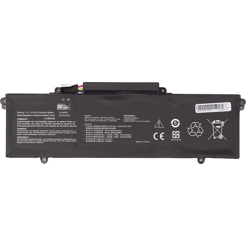 Акумулятор PowerPlant для ноутбуків ASUS Zenbook 14 Flip OLED (C31N2021) 11.1V 4100mAh (NB432325)