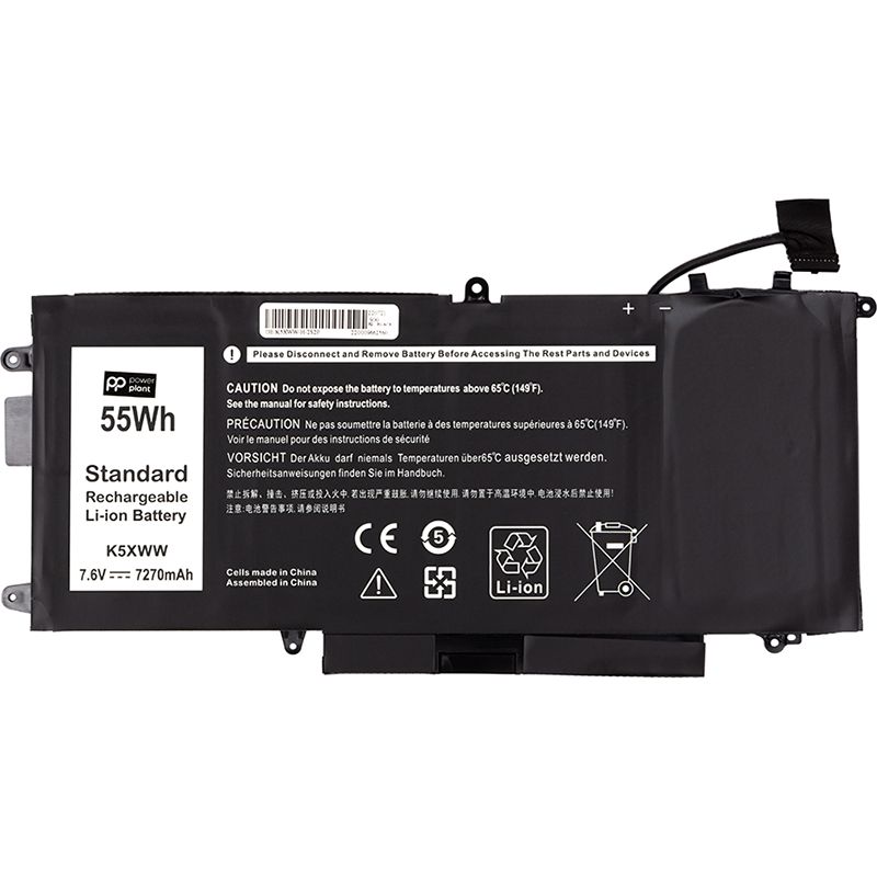 Акумулятор PowerPlant для ноутбуків DELL Dell Latitude 13 7389 (K5XWW) 7.6V 7270mAh (NB441716)