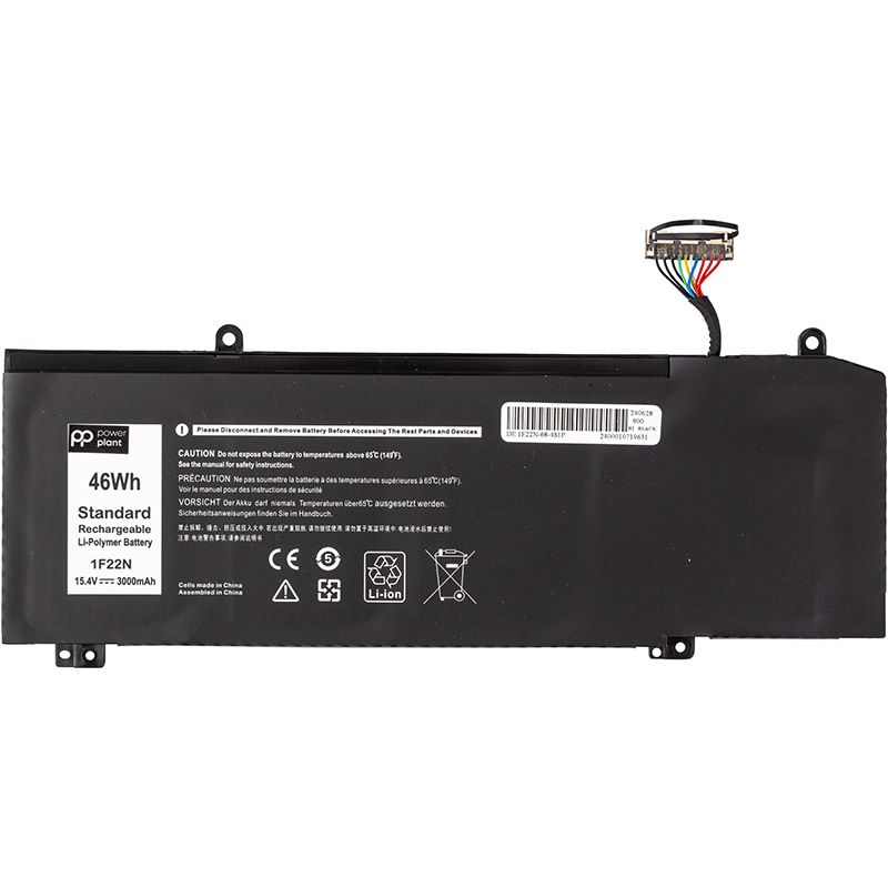 Аккумулятор PowerPlant для ноутбуков DELL Alienware M15 R1 2018 (1F22N) 15.4V 3000mAh