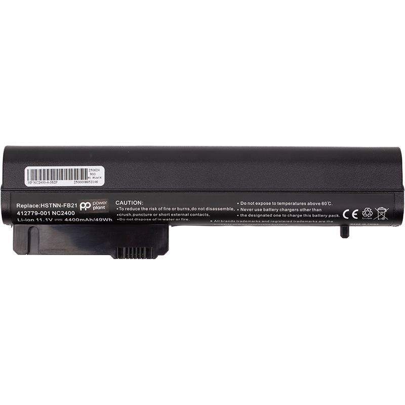 Аккумулятор PowerPlant для ноутбуков HP EliteBook 2530p (HSTNN-FB21) 11.1V 4400mAh
