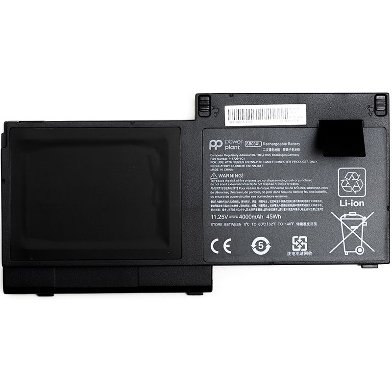 Акумулятор PowerPlant для ноутбуків HP Elitebook 720 (SB03XL) 11.25V 4000mAh (NB461110)