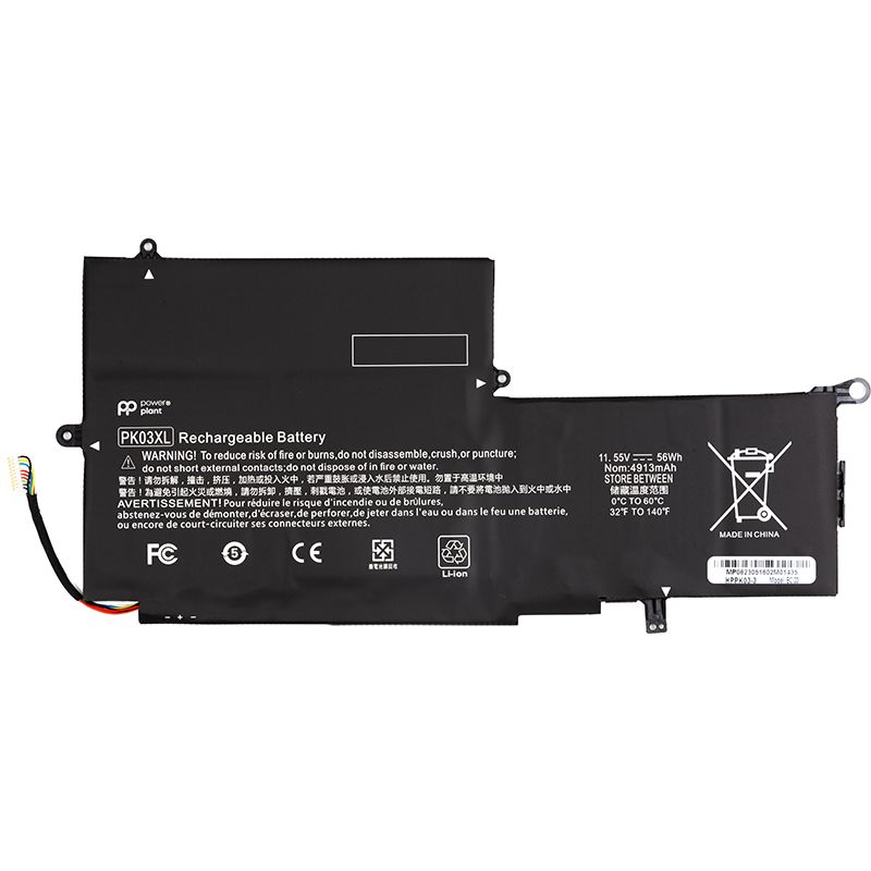 Акумулятор PowerPlant для ноутбуків HP Spectre Pro X360 G1 (PK03XL) 11.55V 4913mAh (NB462032)