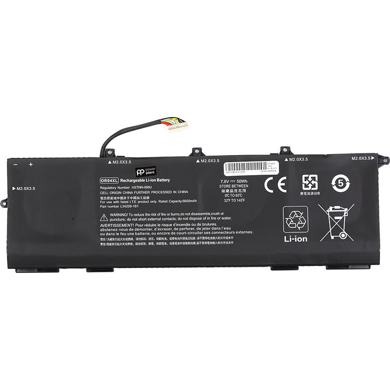 Аккумулятор PowerPlant для ноутбуков HP Elitebook x360 (OR04XL) 7.6V 6600mAh