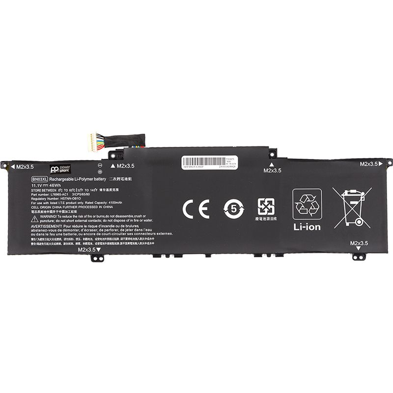 Аккумулятор PowerPlant для ноутбуков HP ENVY x360 15 2020 (BN03XL) 11.1V 4100mAh