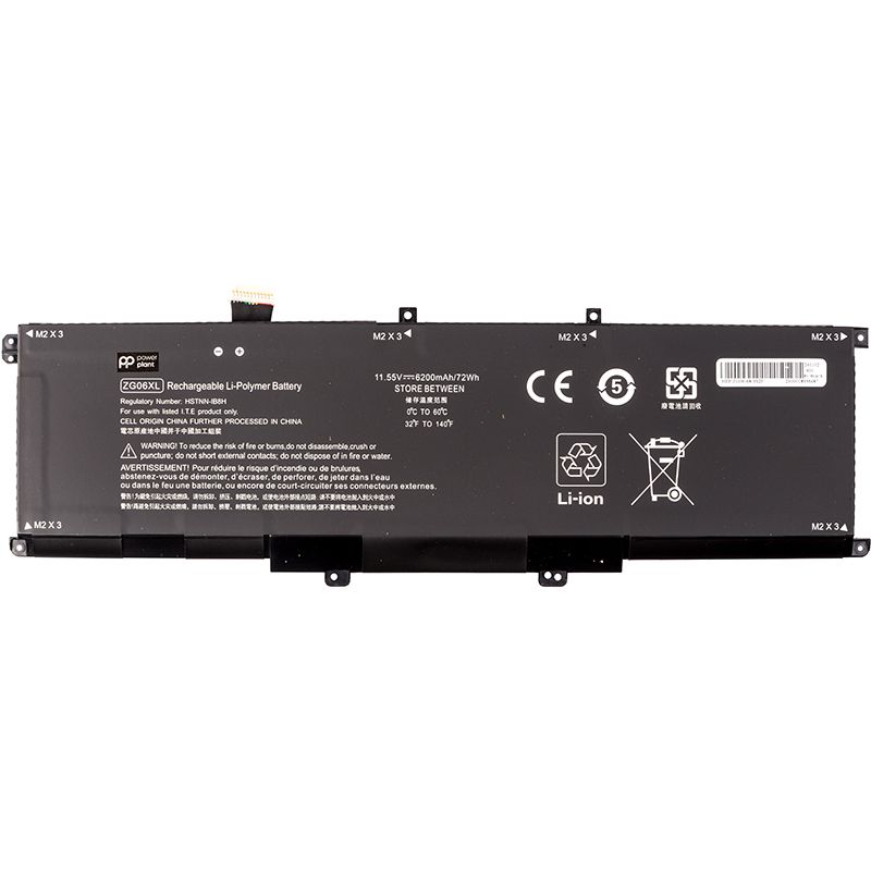 Акумулятор PowerPlant для ноутбуків HP ZBook Studio X360 G5 (ZG06XL) 11.55V 6200mAh (NB462353)