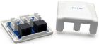 Розетка Cablexpert 2хRJ-45, Cat5Е, зовнішня, біла (NCAC-2U5E-01)