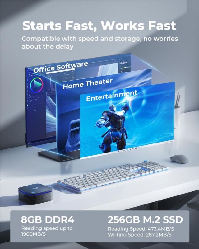 Неттоп NiPoGi AK1 Plus (634562469724)