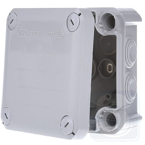Коробка монтажна OBO Bettermann T60 IP66, 114x114x57 мм (106232)