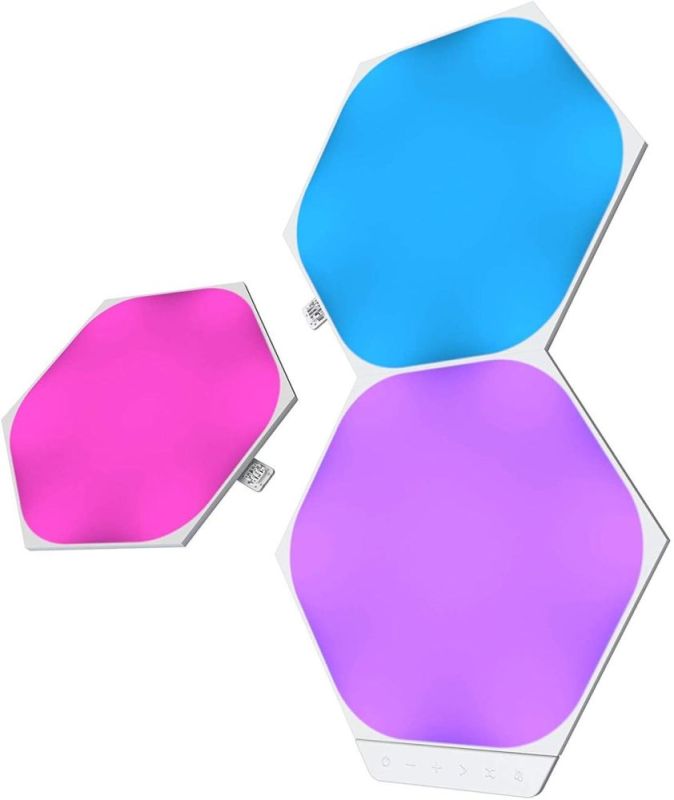 Дополнительные панели Nanoleaf Shapes Hexagons Expansion Pack Apple HomeKit, 3 шт. (NL42-0001HX-3PK)