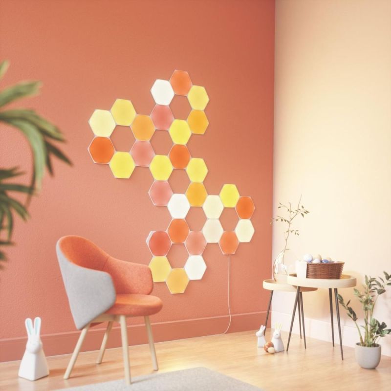 Дополнительные панели Nanoleaf Shapes Hexagons Expansion Pack Apple HomeKit, 3 шт. (NL42-0001HX-3PK)