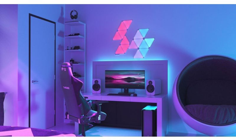 Дополнительные панели Nanoleaf Shapes Triangles Expansion Pack Apple HomeKit, 3 шт. (NL47-0001TW-3PK)