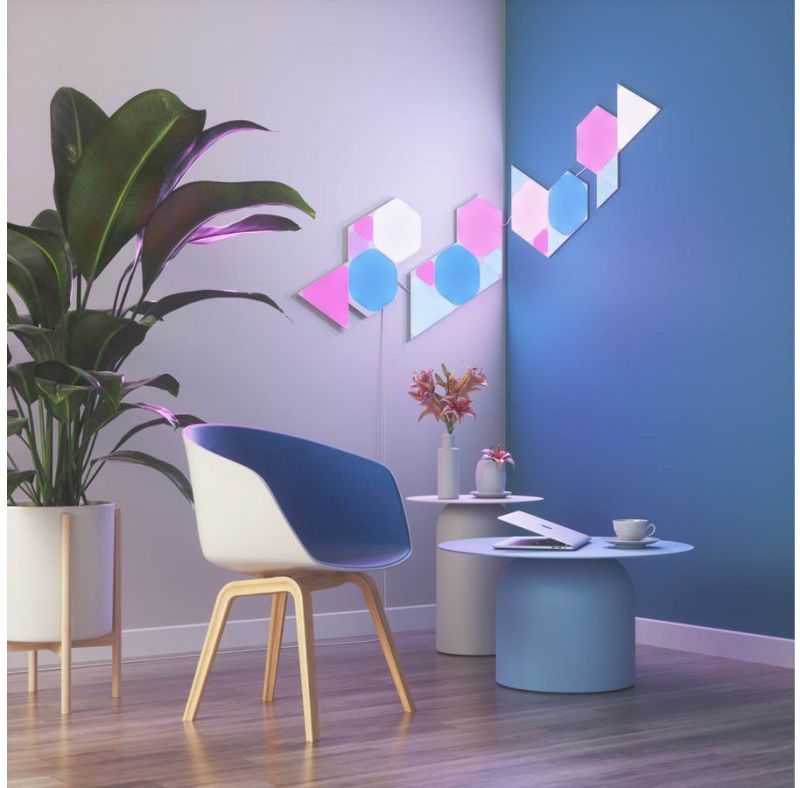 Дополнительные панели Nanoleaf Shapes Triangles Expansion Pack Apple HomeKit, 3 шт. (NL47-0001TW-3PK)