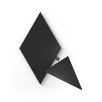 Додаткові панелі Nanoleaf Shapes Ultra Black Triangles Expansion Pack, Apple HomeKit, 3 шт. (NL47-0101TW-3PK)