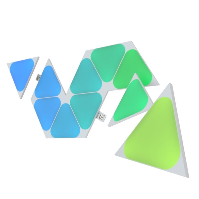 Дополнительные панели Nanoleaf Shapes Mini Triangles Apple HomeKit, 10 шт. (NL48-1001TW-10PK)