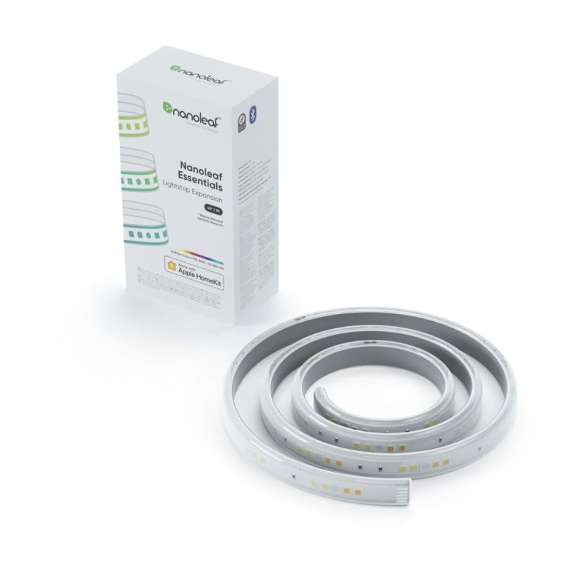 Умная светодиодная лента Nanoleaf Essentials Lightstrip Expansion Apple HomeKit, 1м (NL55-0001LS-1M)