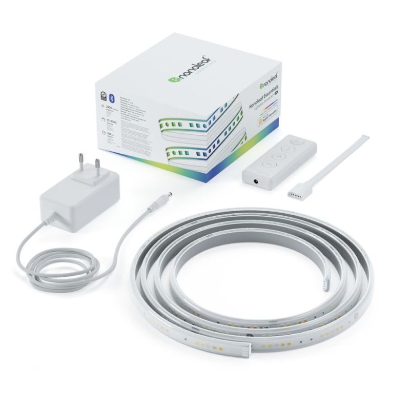 Умная светодиодная лента Nanoleaf Essentials Lightstrip Starter Kit Apple HomeKit, 2м (NL55-0002LS-2M)
