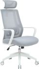 Кресло офисное OfficePro Harmony White/Light Gray (OC310-W-LG-LG)
