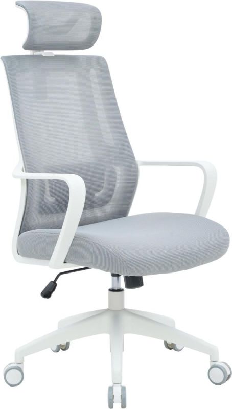 Кресло офисное OfficePro Harmony White/Light Gray (OC310-W-LG-LG)