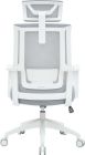Кресло офисное OfficePro Harmony White/Light Gray (OC310-W-LG-LG)