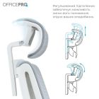 Кресло офисное OfficePro Harmony White/Light Gray (OC310-W-LG-LG)