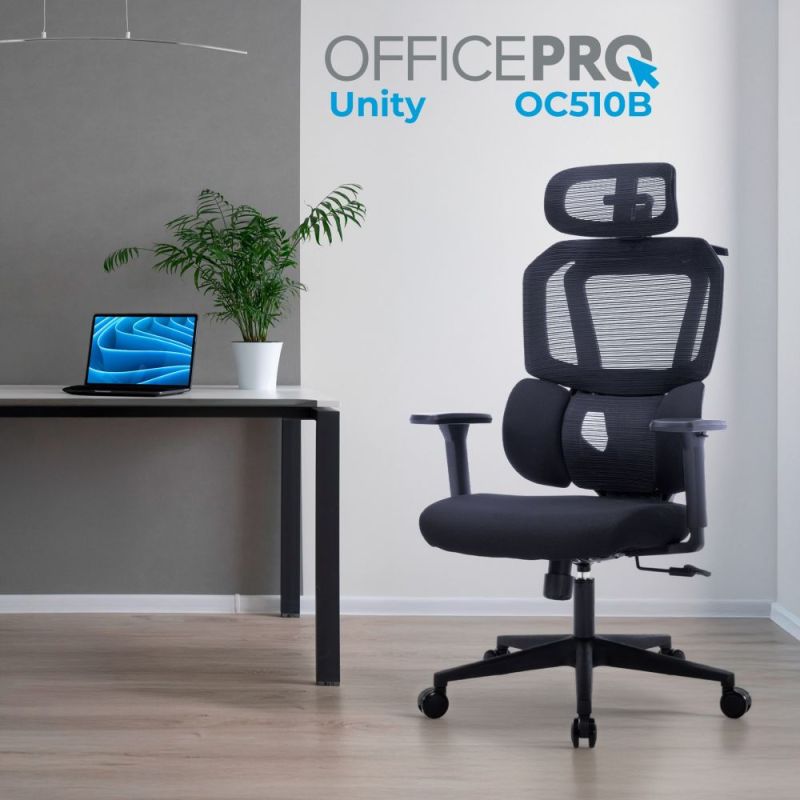Кресло офисное OfficePro Unity Black (OC510B)