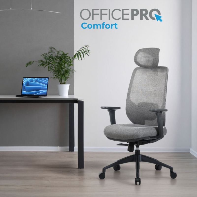 Кресло офисное OfficePro Comfort Gray (OC524G)