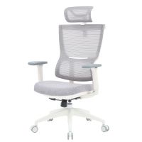 Крісло офісне OfficePro Elegant White/Light Gray (OC600-W-LG-LG)