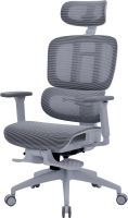 Крісло офісне Officepro Skyline Footrest Gray/Dark Gray (OC750-G-DG-DG)