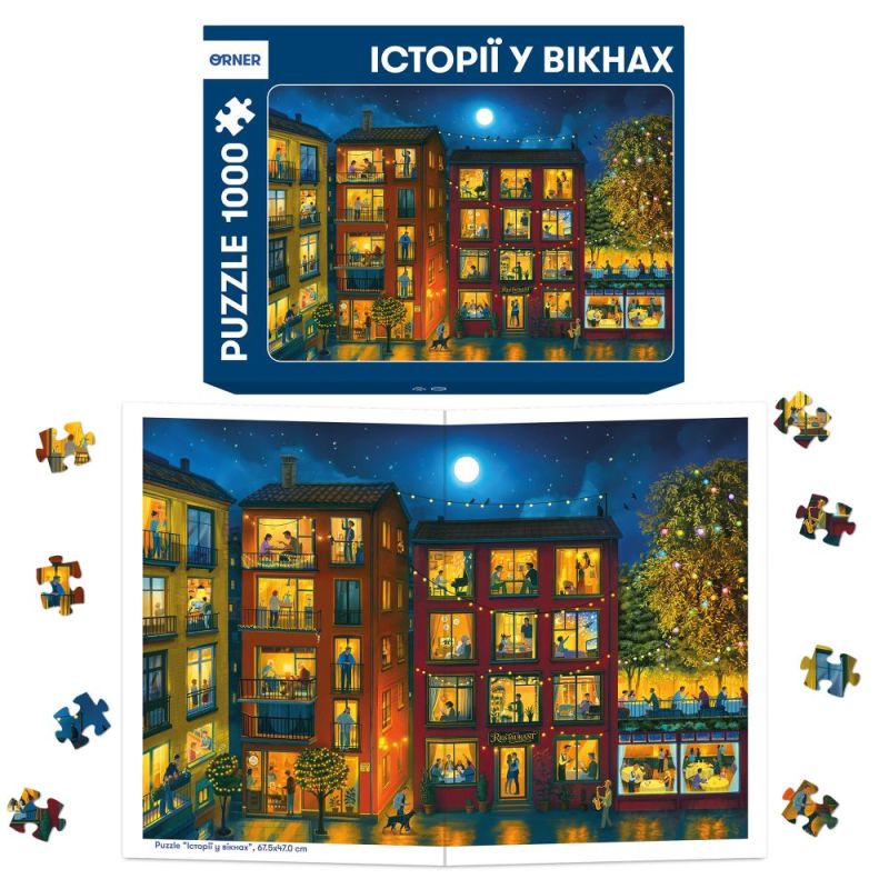Пазл Orner Истории в окнах 1000 элементов (orner-3482)