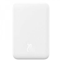 Універсальна мобільна батарея Baseus Magnetic Mini 5000mAh, 20W White (P10022107223-00)