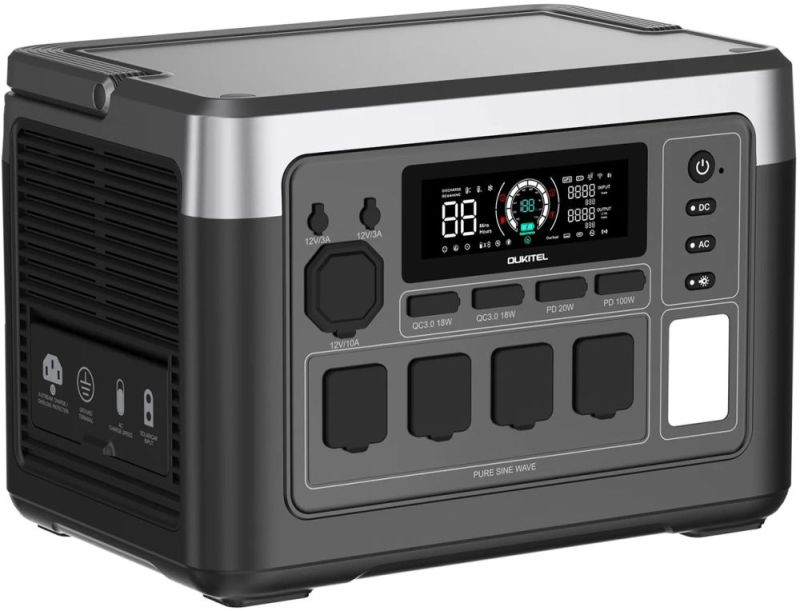 Зарядна станція Oukitel, 1800W, 1536Wh, LiFePO4 (P1500E Plus)