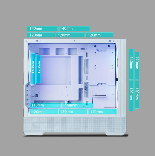 Корпус Zalman P30 Air White без БЖ (P30AIRWHITE)