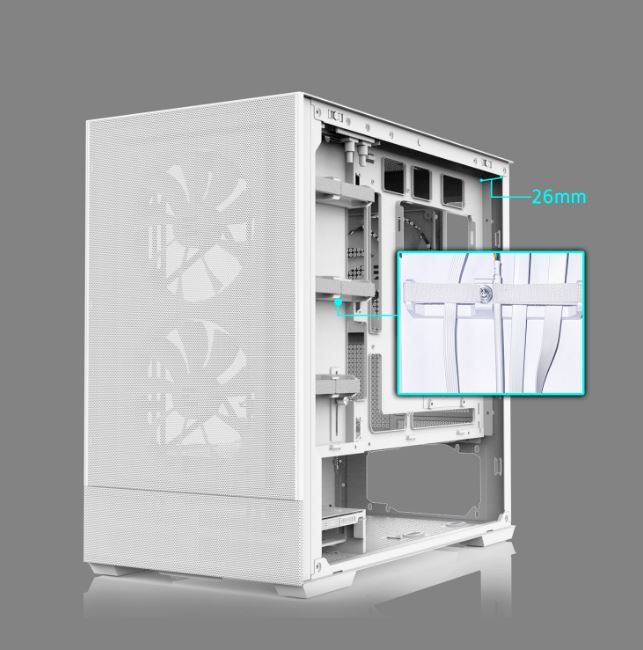 Корпус Zalman P30 Air White без БЖ (P30AIRWHITE)