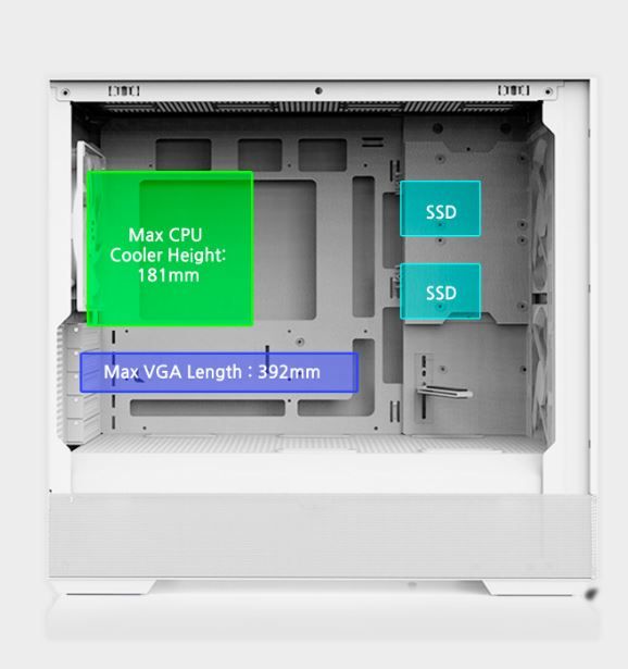 Корпус Zalman P30 Air White без БЖ (P30AIRWHITE)