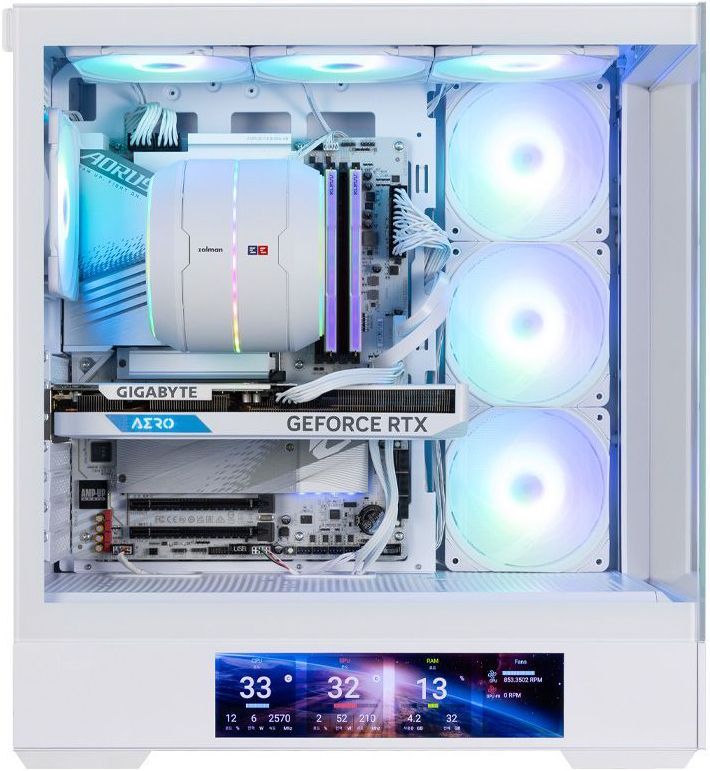 Корпус Zalman P40 DS White без БЖ (P40DSWHITE)
