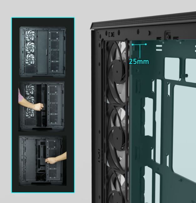Корпус Zalman P50 DS Black без БП (P50DSBLACK)