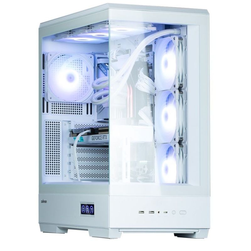 Корпус Zalman P50 DS White без БП (P50DSWHITE)