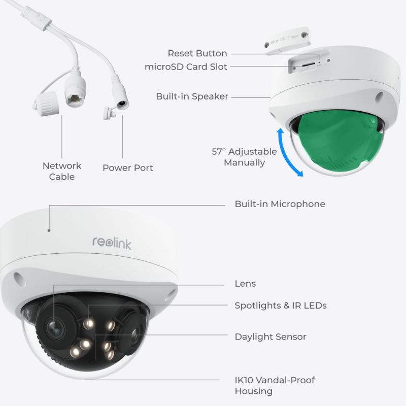 IP-камера Reolink Duo Series (P757 (Duo 3V PoE))