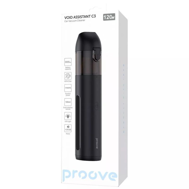 Акумуляторний пилосос Proove Void Assistant C3 Black (PAVC31201201)