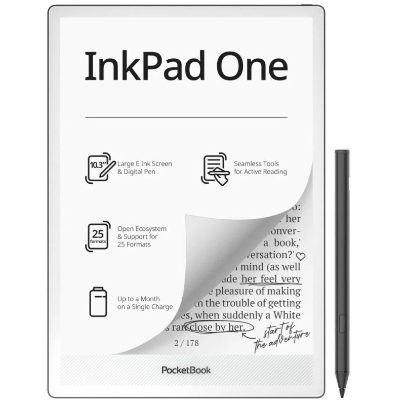 Электронная книга PocketBook 1030 InkPad One Matte Black (PB1030-8-WW)