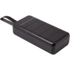 Універсальна мобільна батарея PowerPlant 36000mAh, PD 20W, USB-C, 3xUSB, Lightning, black (PB931422)