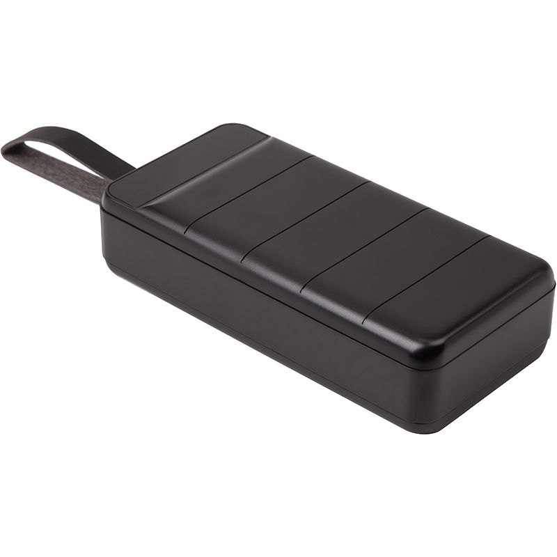 Універсальна мобільна батарея PowerPlant 36000mAh, PD 20W, USB-C, 3xUSB, Lightning, black (PB931422)