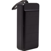 Універсальна мобільна батарея PowerPlant 36000mAh, PD 20W, USB-C, 3xUSB, Lightning, black (PB931422)