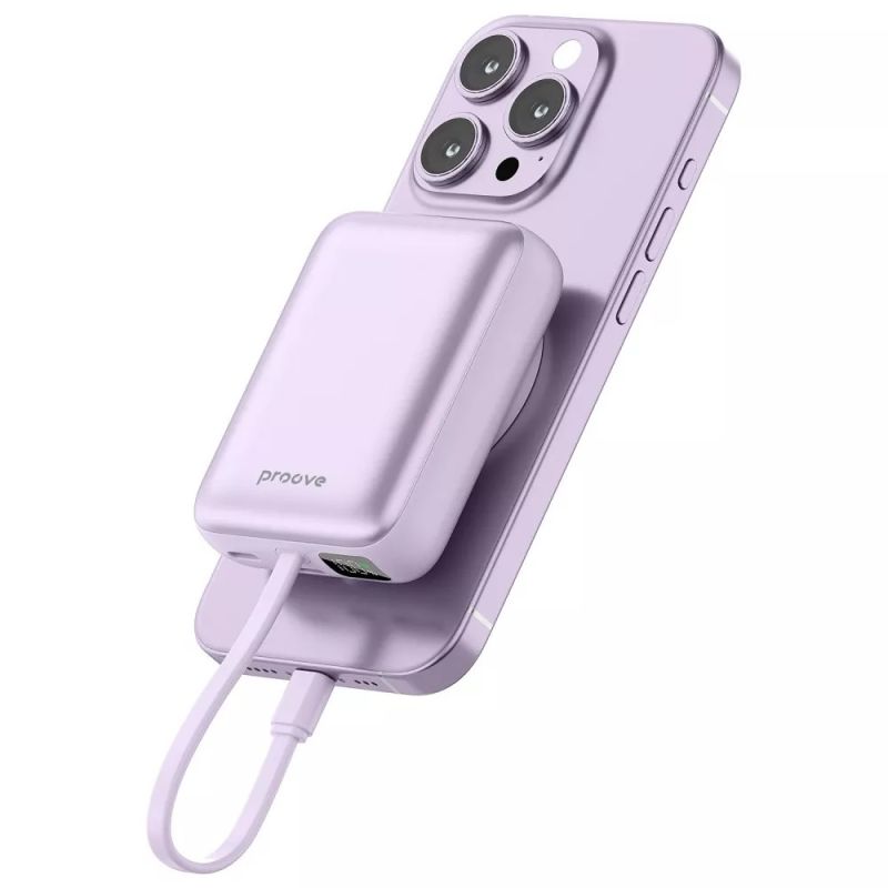 Универсальная мобильная батарея Proove Neutron 22.5W 10000mAh Purple (PBNE22022209)