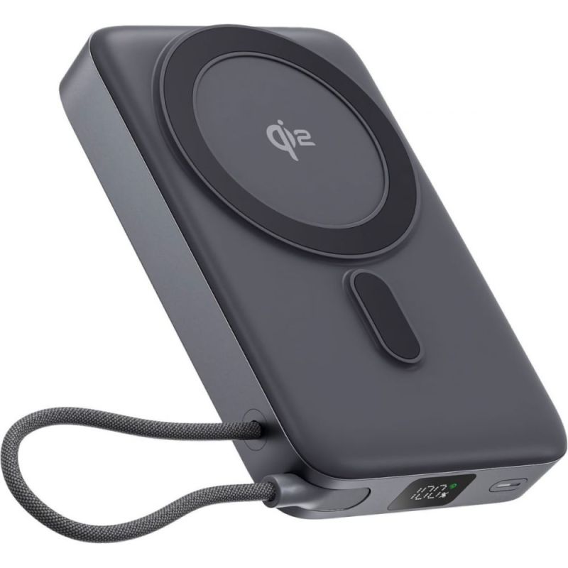 Универсальная мобильная батарея Proove OverPower 35W 10000mAh Qi2 Gray (PBOP35012105)