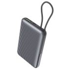 Універсальна мобільна батарея Proove Moon Rock 2 in 1 22.5W 10000mAh Gray (PBR122012105)