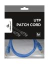 Патч-корд UTP Cablexpert літий, 50u "штекер із засувкою, 1.5 м, синій (PP12-1.5M/B)