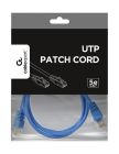 Патч-корд UTP Cablexpert литой, 50u "штекер с защелкой, 1.5 м, синий (PP12-1.5M/B)