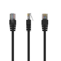 Патч-корд UTP Cablexpert літий, 50u "штекер із засувкою, 1 м, чорний (PP12-1M/BK)