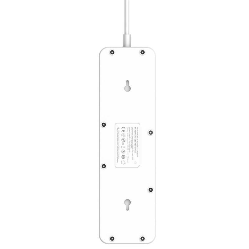 Фільтр живлення ProLogix Premium 2.5 кВт, 5 розеток, 6 USB AUTO ID, 2 м, білий (PR-SC5614W)
